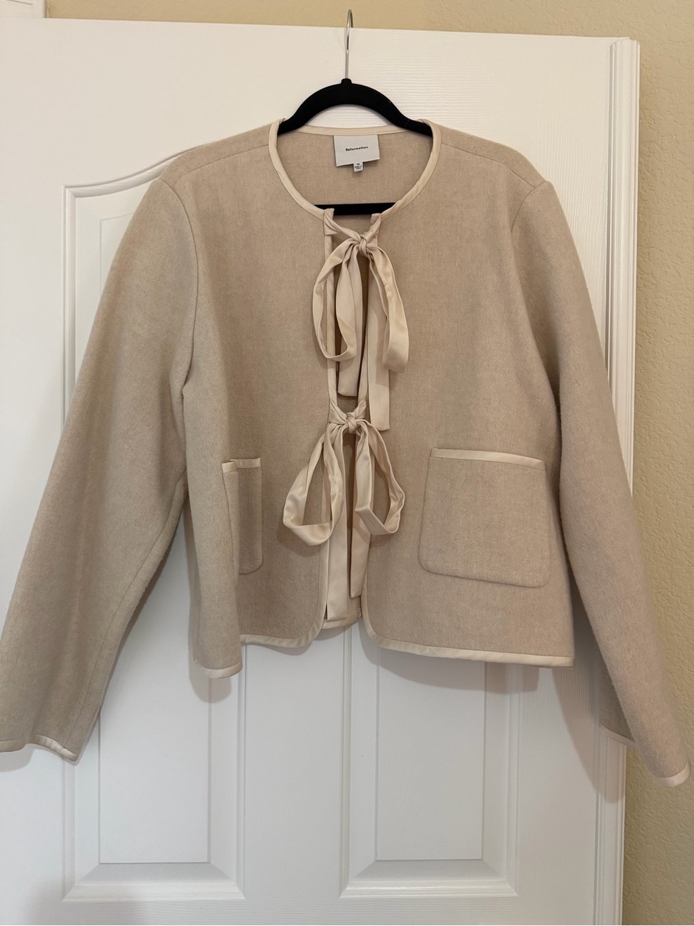 Reformation wool jacket, size 1X
